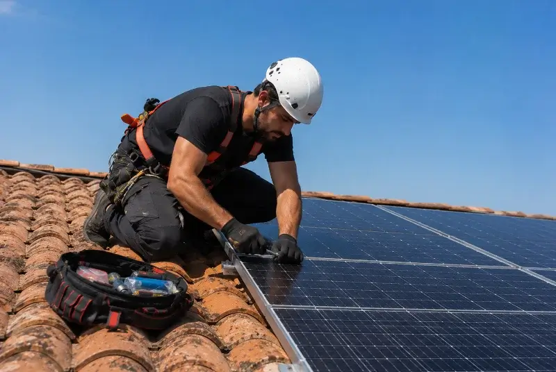 Maintenance et monitoring de panneaux solaires à Loon-Plage